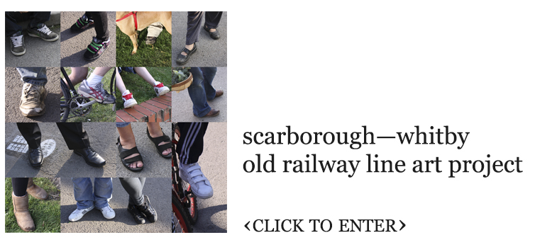 scarborough-whitby old railway line art project. click to enter
